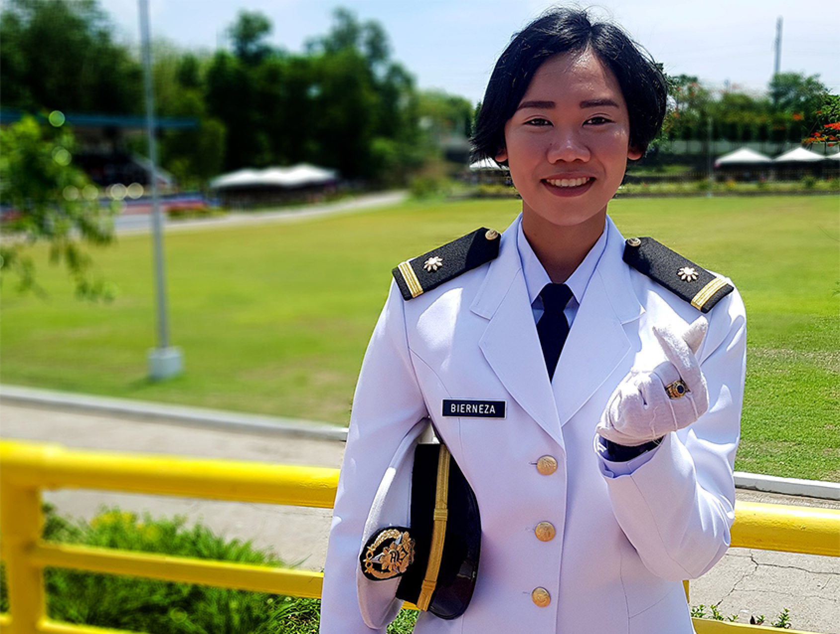 The Philippines trains more seafarers than any other country. Cleo Bierneza is excited about what a Just Transition can mean for young crew. | (Photo credit: C.Bierneza/ITF)